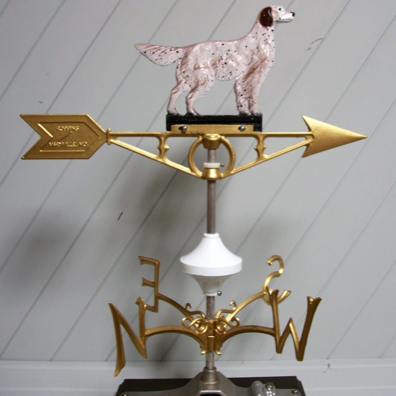 702 Antique Style Weather Vane With Glass Ball Robbins Lightning
